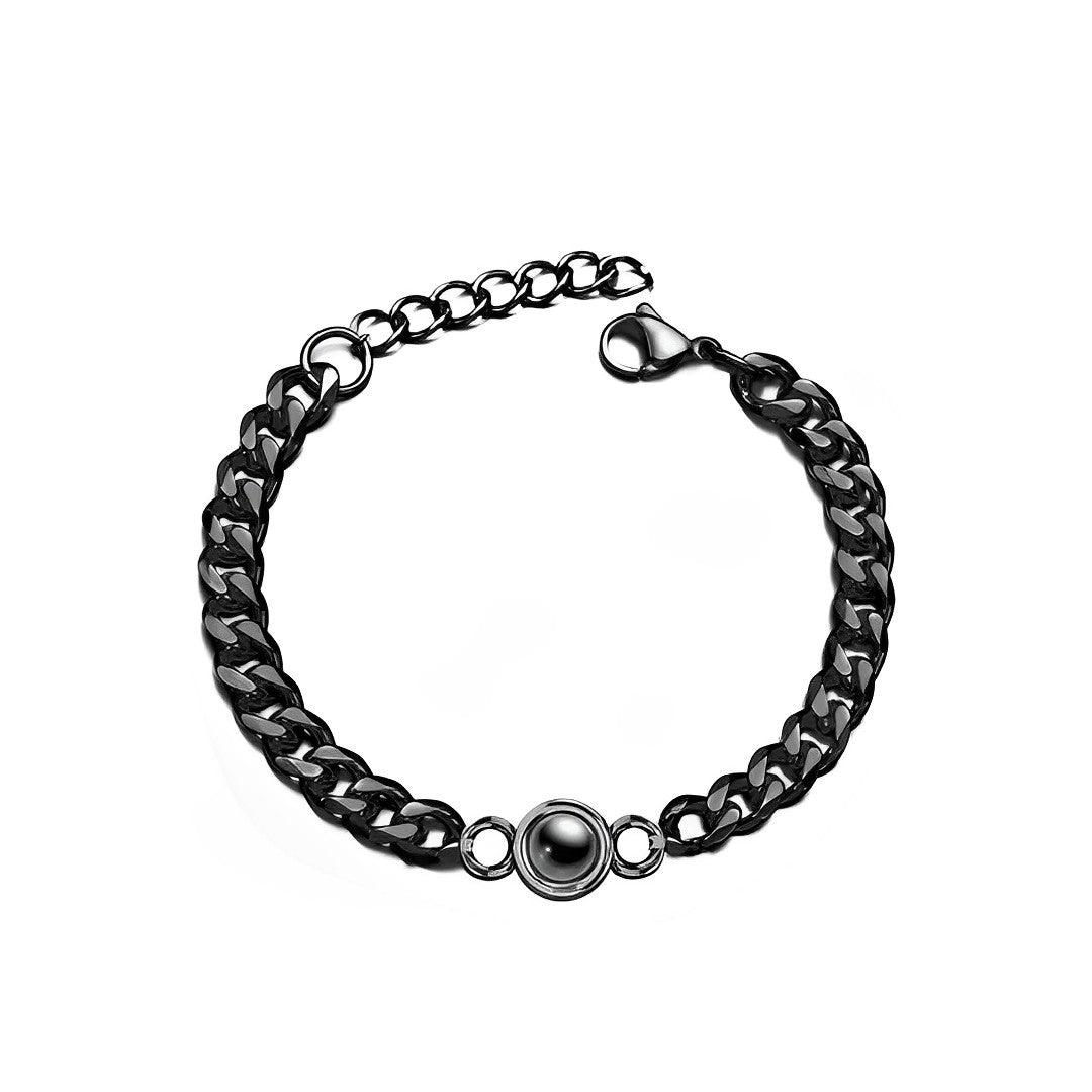 Eternity's Cuban Photo Bracelet - Elegant Eternity