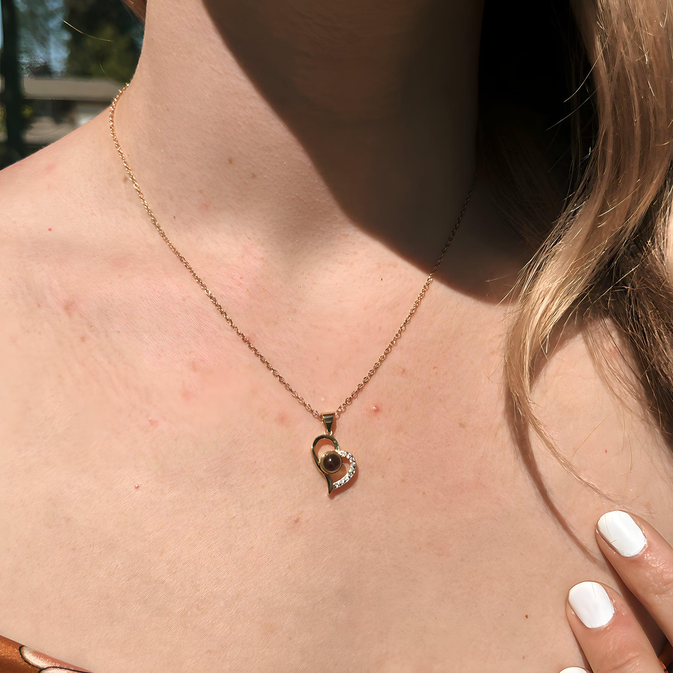 Eternity's Enchantment Photo Necklace - Elegant Eternity