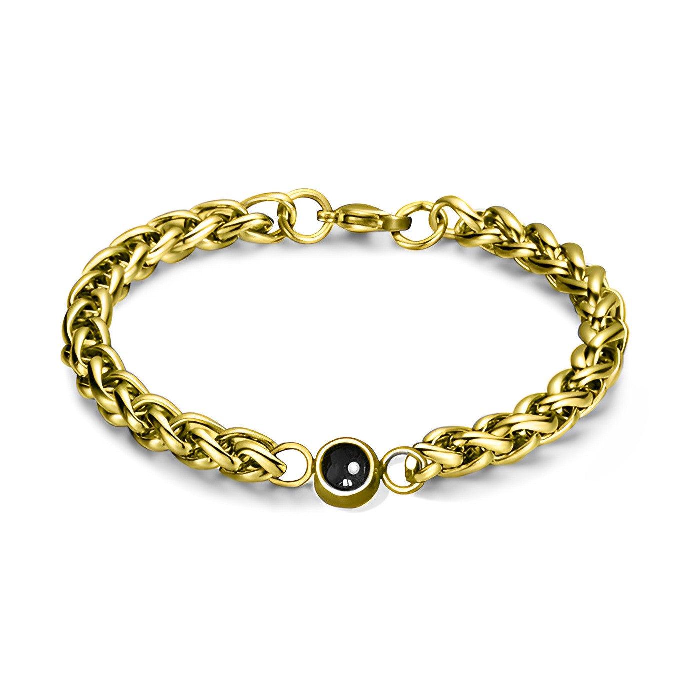 Eternity's Intertwine Photo Bracelet - Elegant Eternity