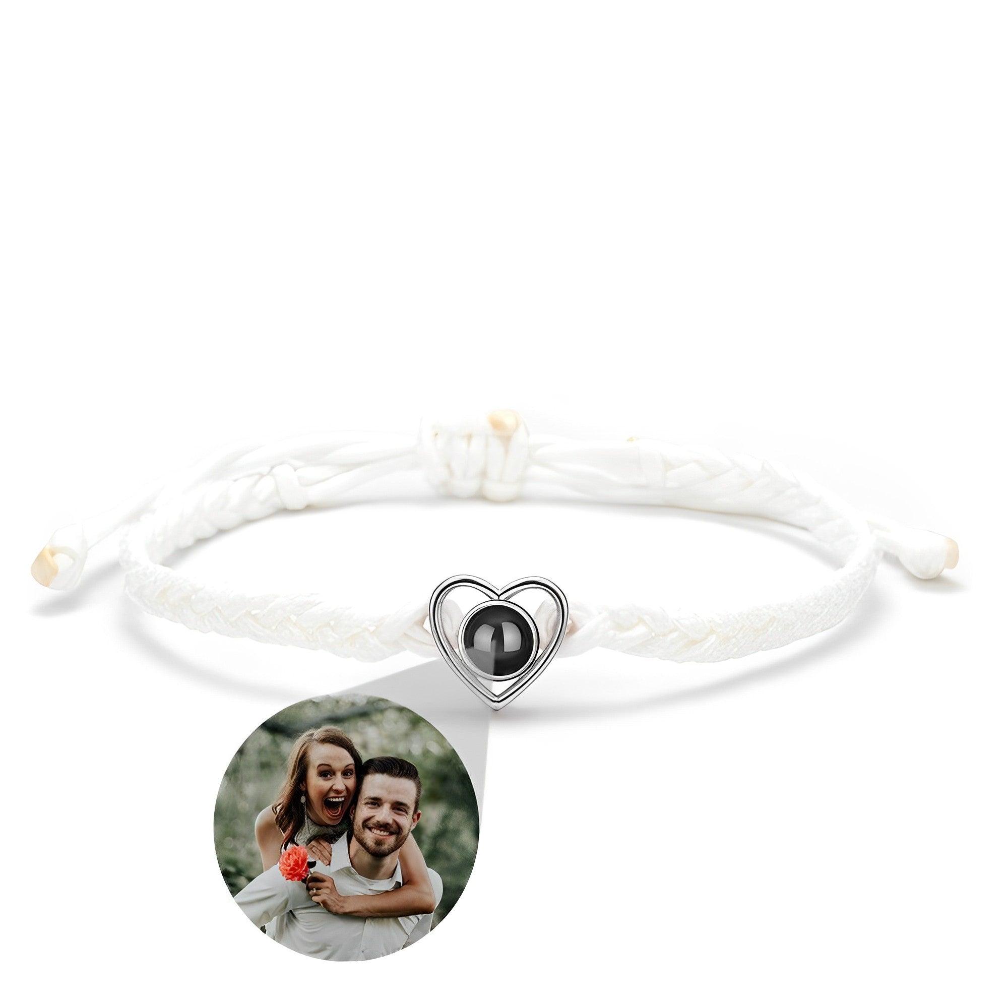 Eternity's Love Flare Photo Bracelet - Elegant Eternity