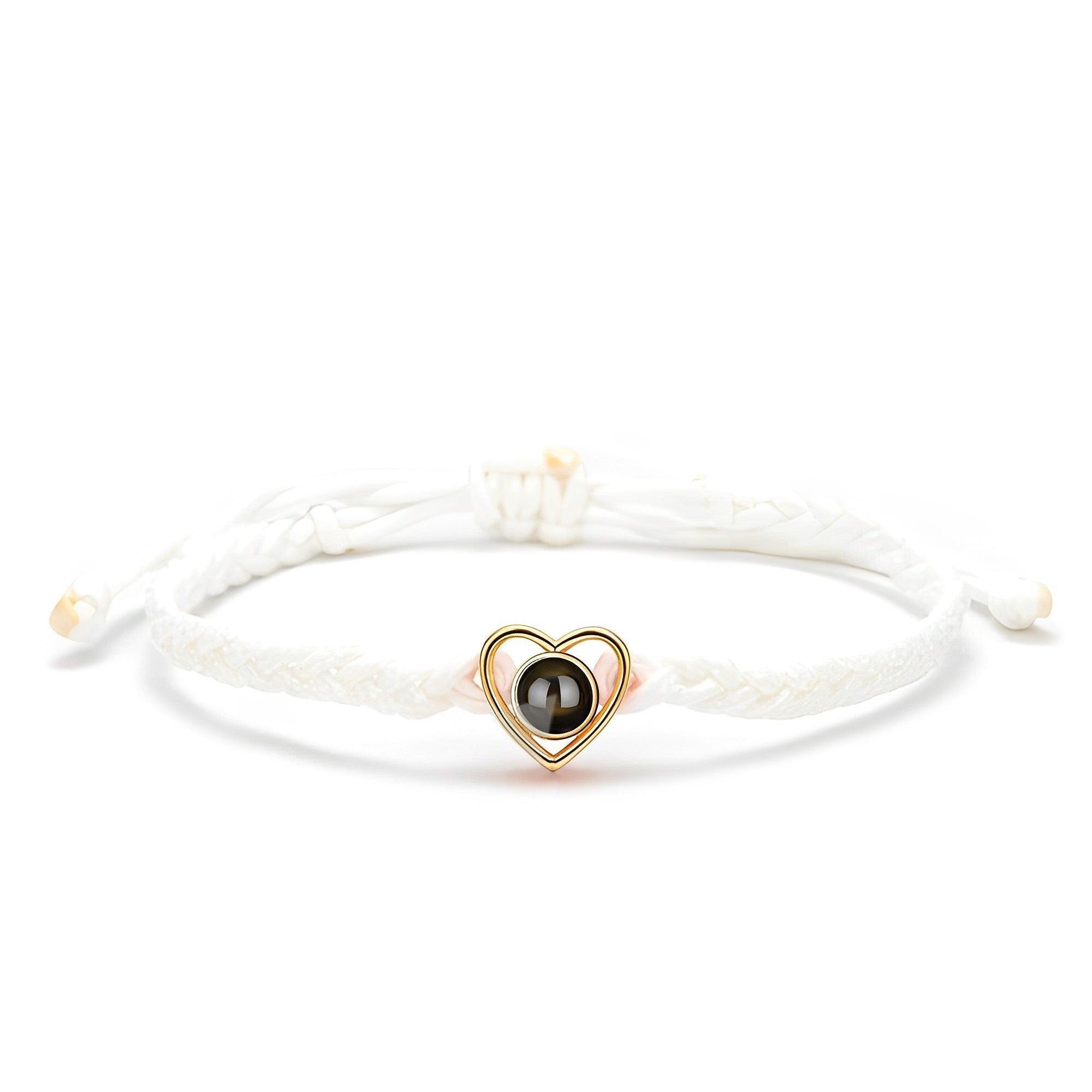 Eternity's Love Flare Photo Bracelet - Elegant Eternity