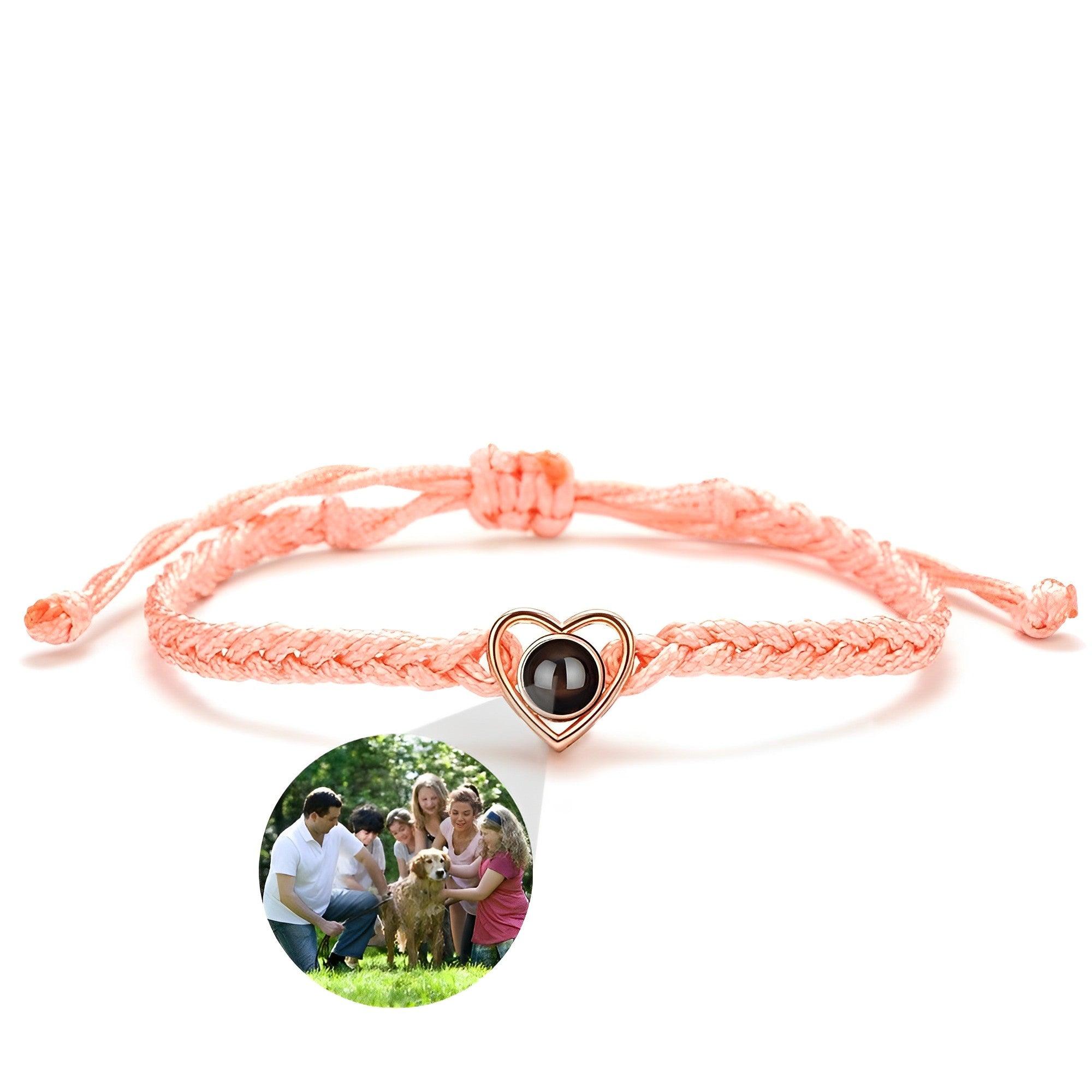 Eternity's Love Flare Photo Bracelet - Elegant Eternity
