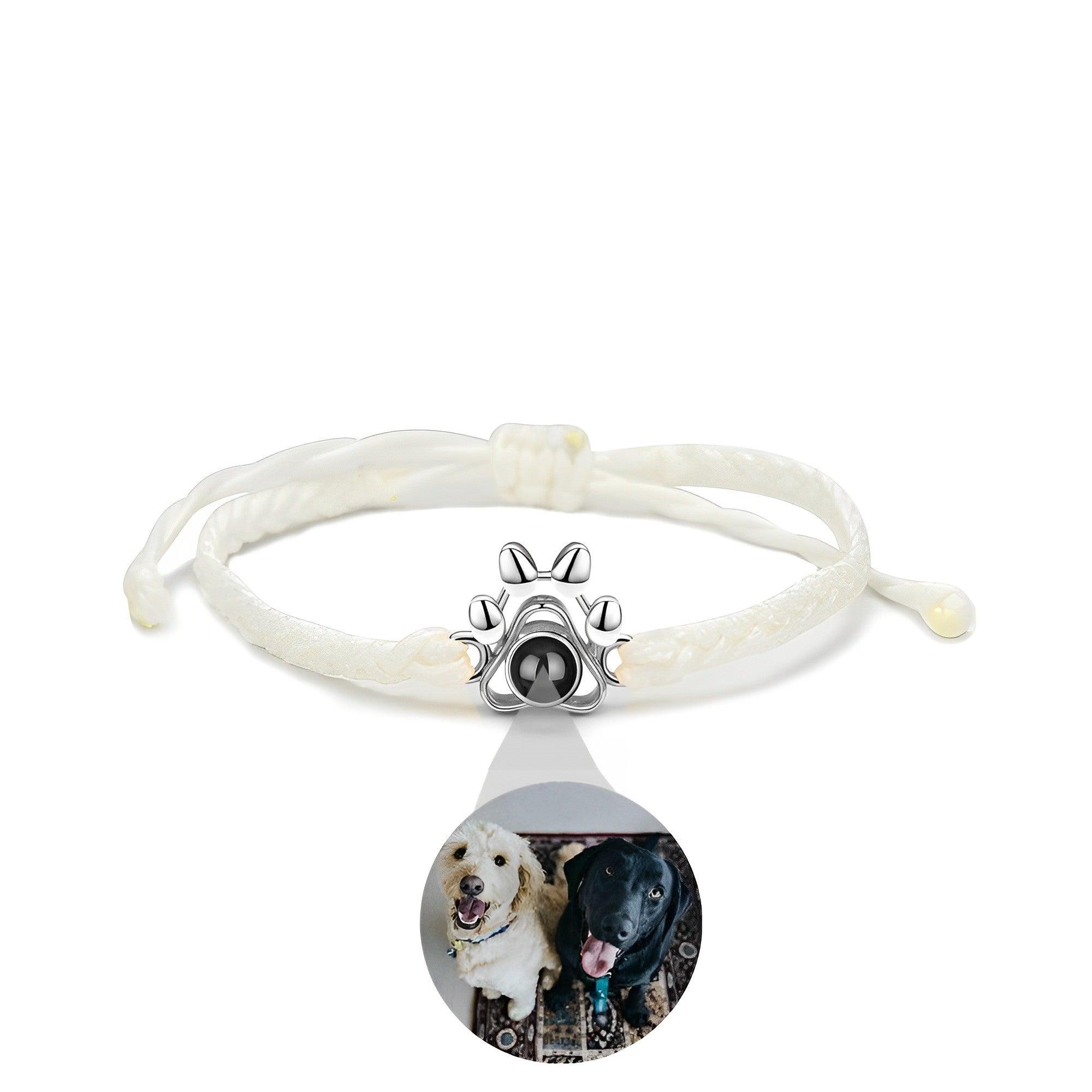 Eternity's Paw Photo Bracelet - Elegant Eternity