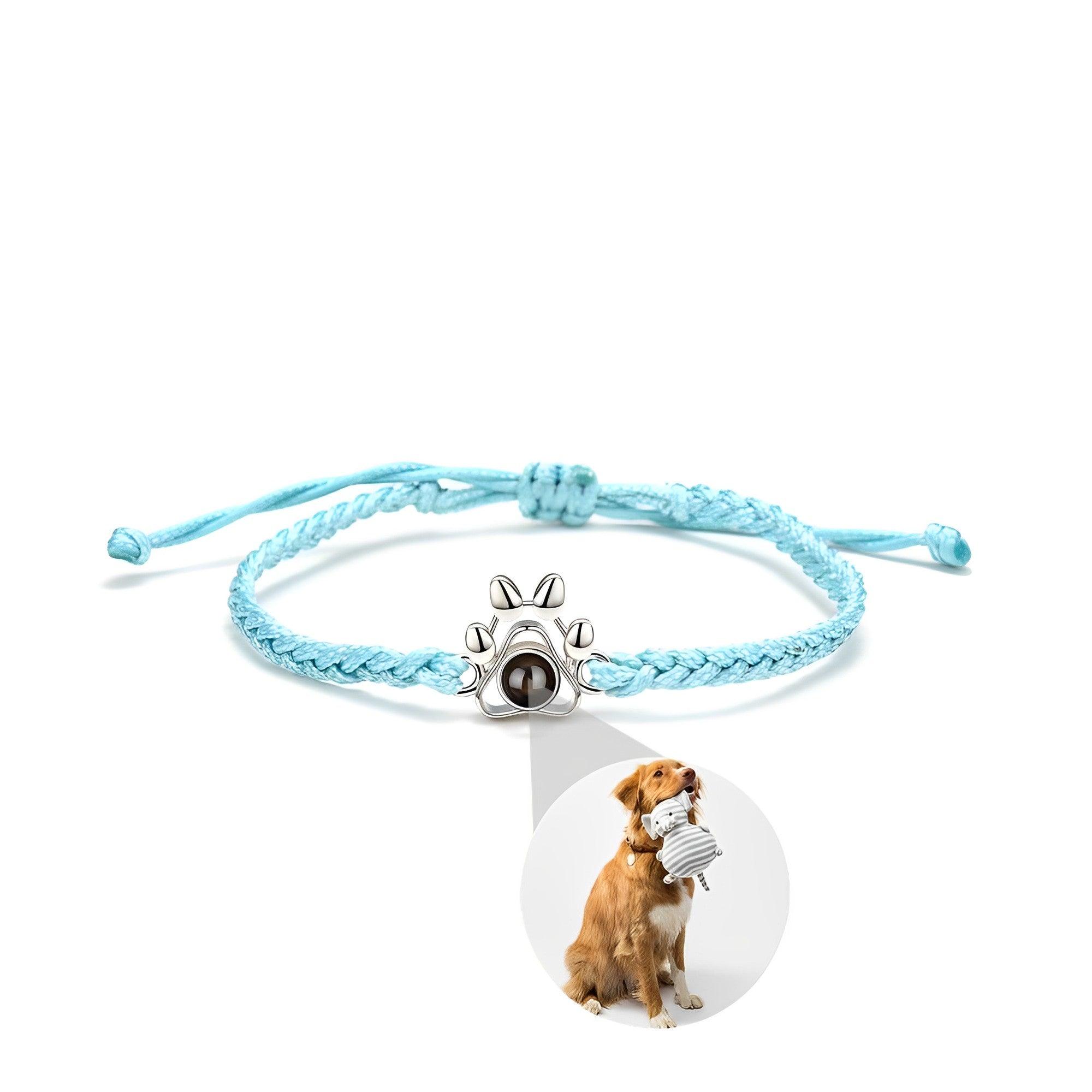 Eternity's Paw Photo Bracelet - Elegant Eternity