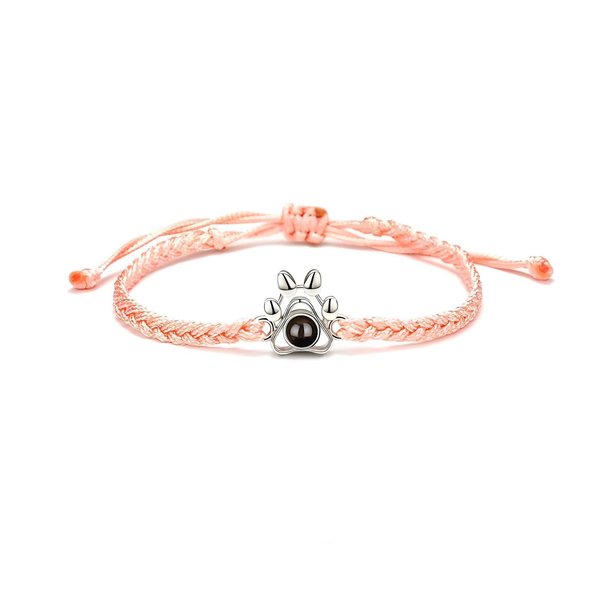 Eternity's Paw Photo Bracelet - Elegant Eternity