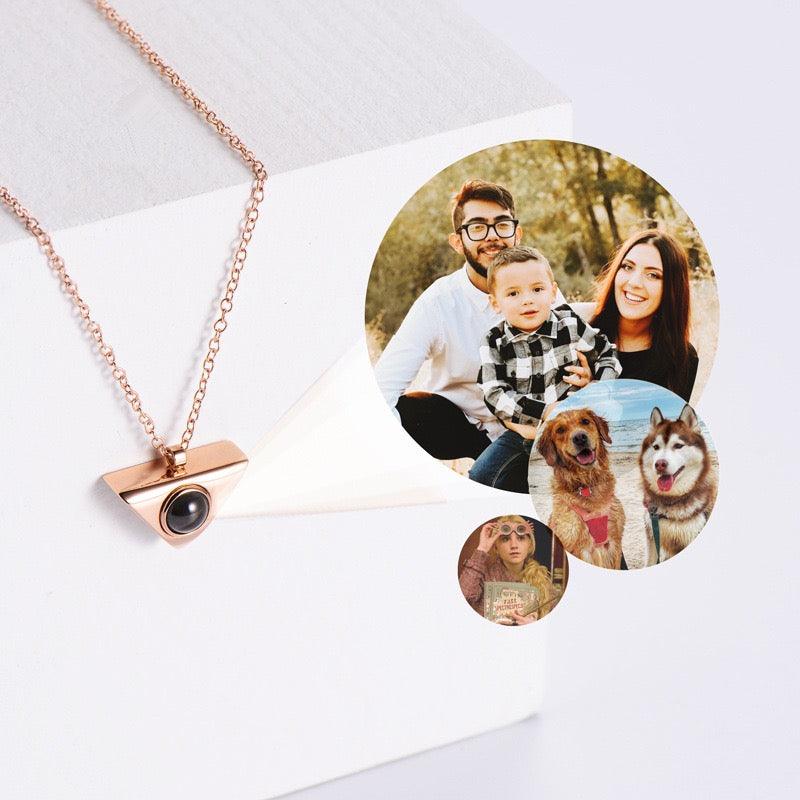 Eternity's Trinity Photo Necklace - Elegant Eternity