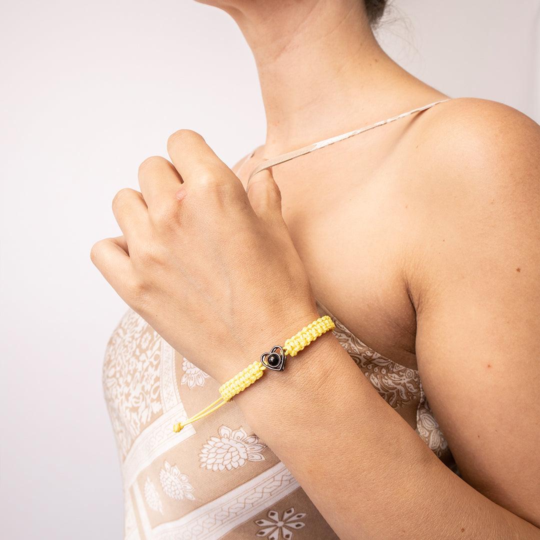 Eternity's Love Spark Photo Bracelet - Elegant Eternity