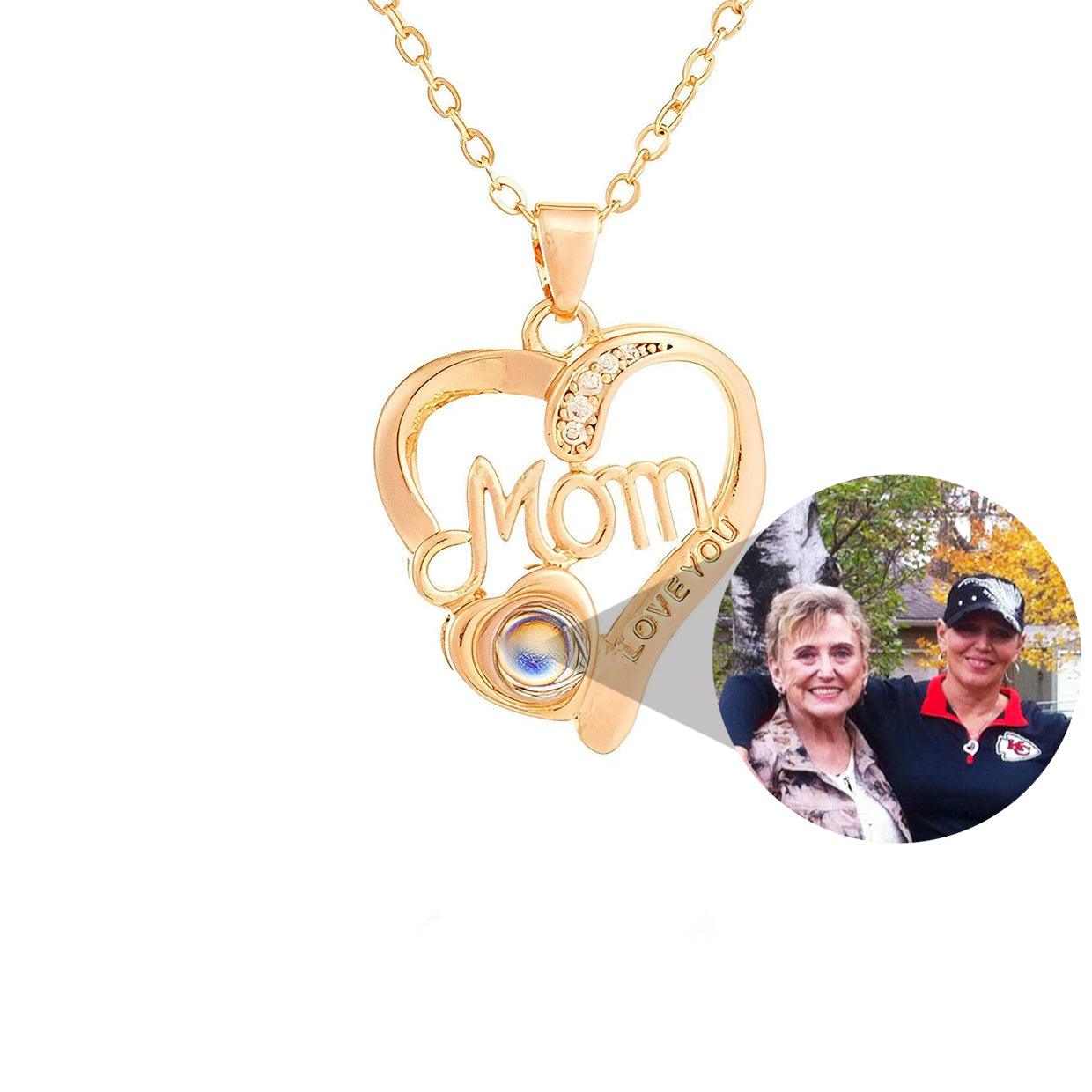 Eternity's Mom Love Photo Necklace - Elegant Eternity