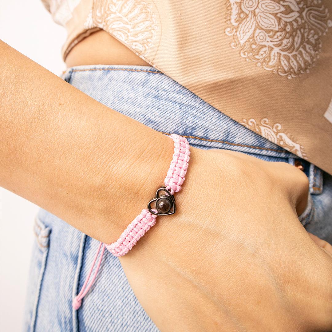 Eternity's Love Spark Photo Bracelet - Elegant Eternity