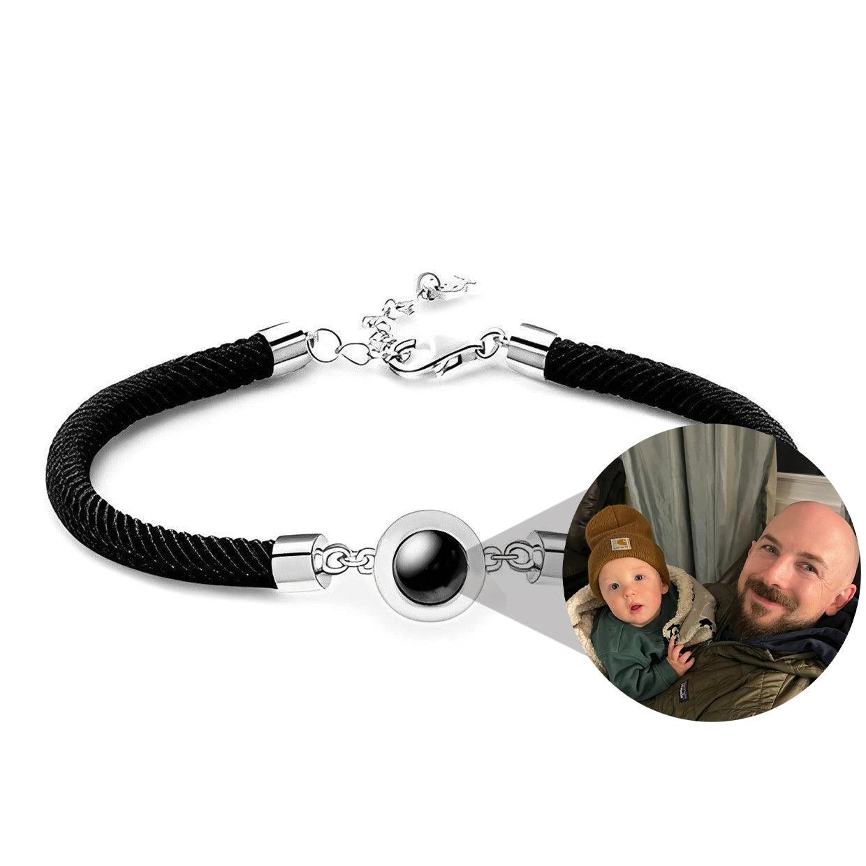 Eternity's Core Photo Bracelet - Elegant Eternity