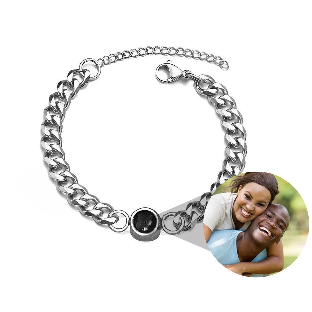 Eternity's Cuban Photo Bracelet - Elegant Eternity