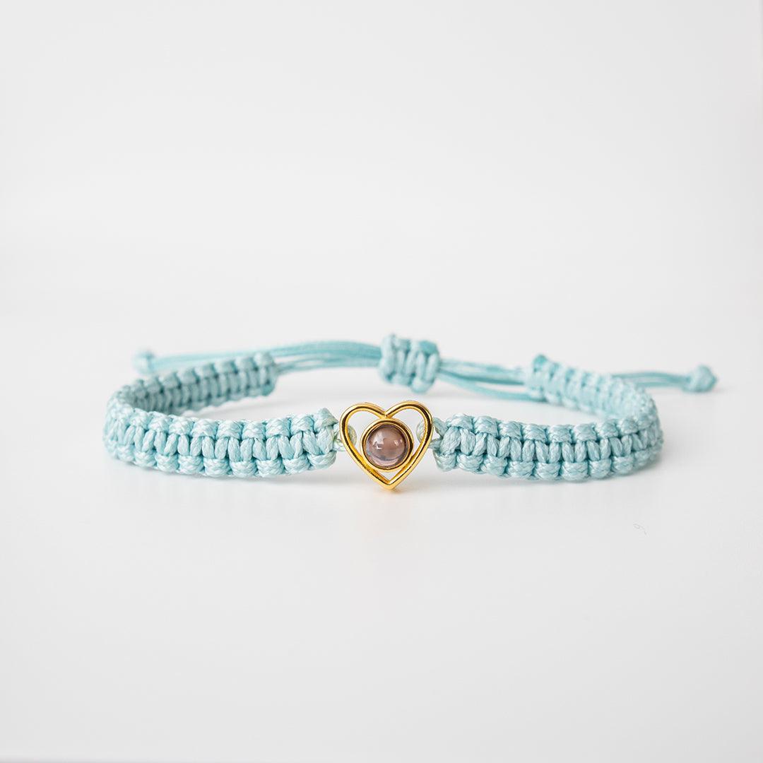 Eternity's Love Spark Photo Bracelet - Elegant Eternity