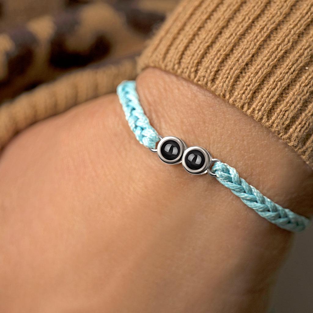 Eternity's Duo Flare Photo Bracelet - Elegant Eternity