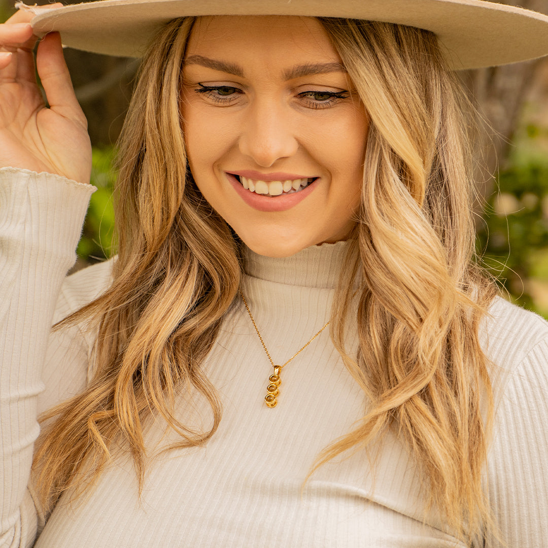 Eternity's Elysian Trio Photo Necklace