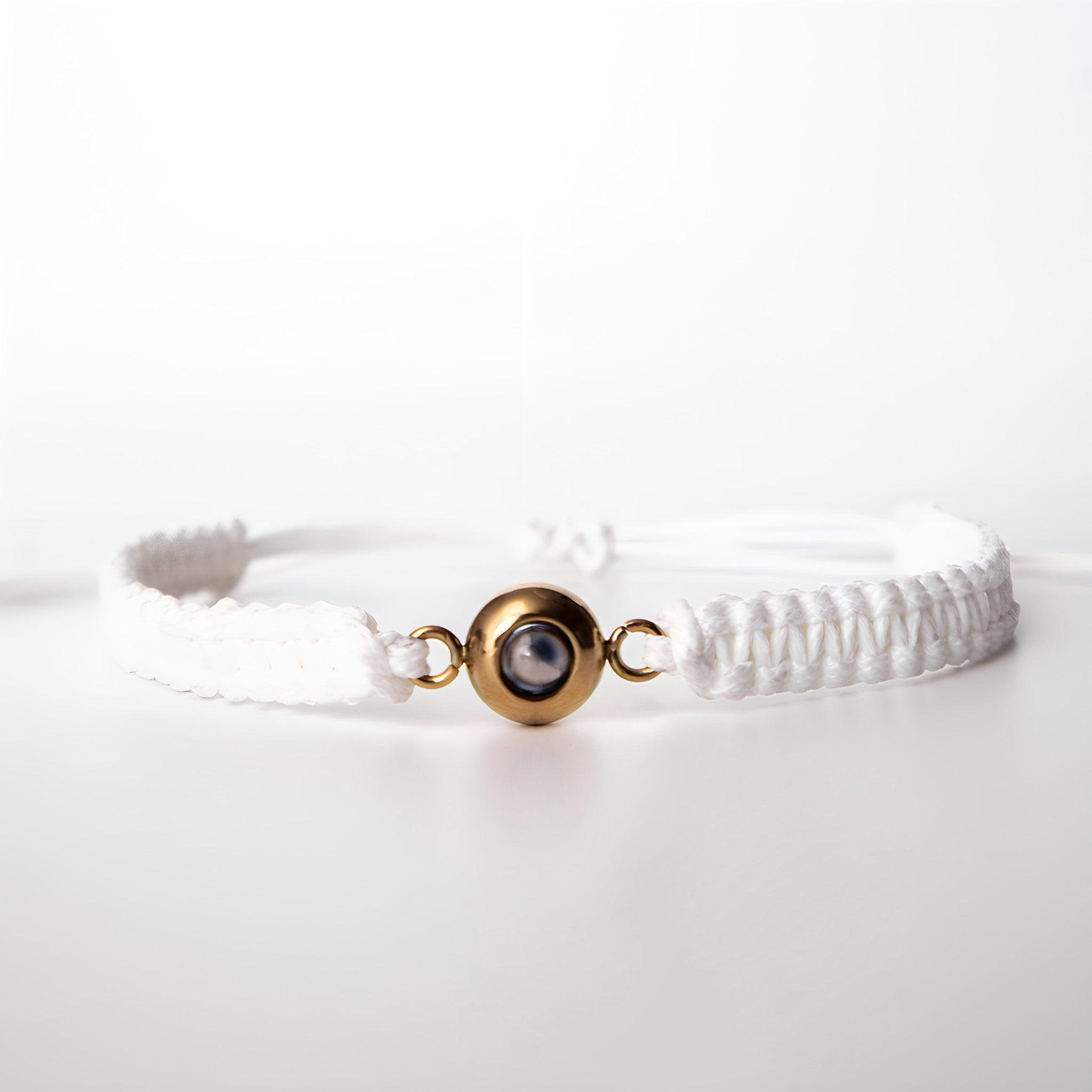 Eternity's Spark Photo Bracelet - Elegant Eternity