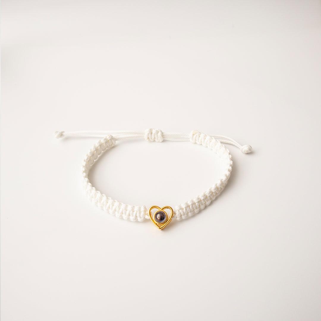 Eternity's Love Spark Photo Bracelet - Elegant Eternity
