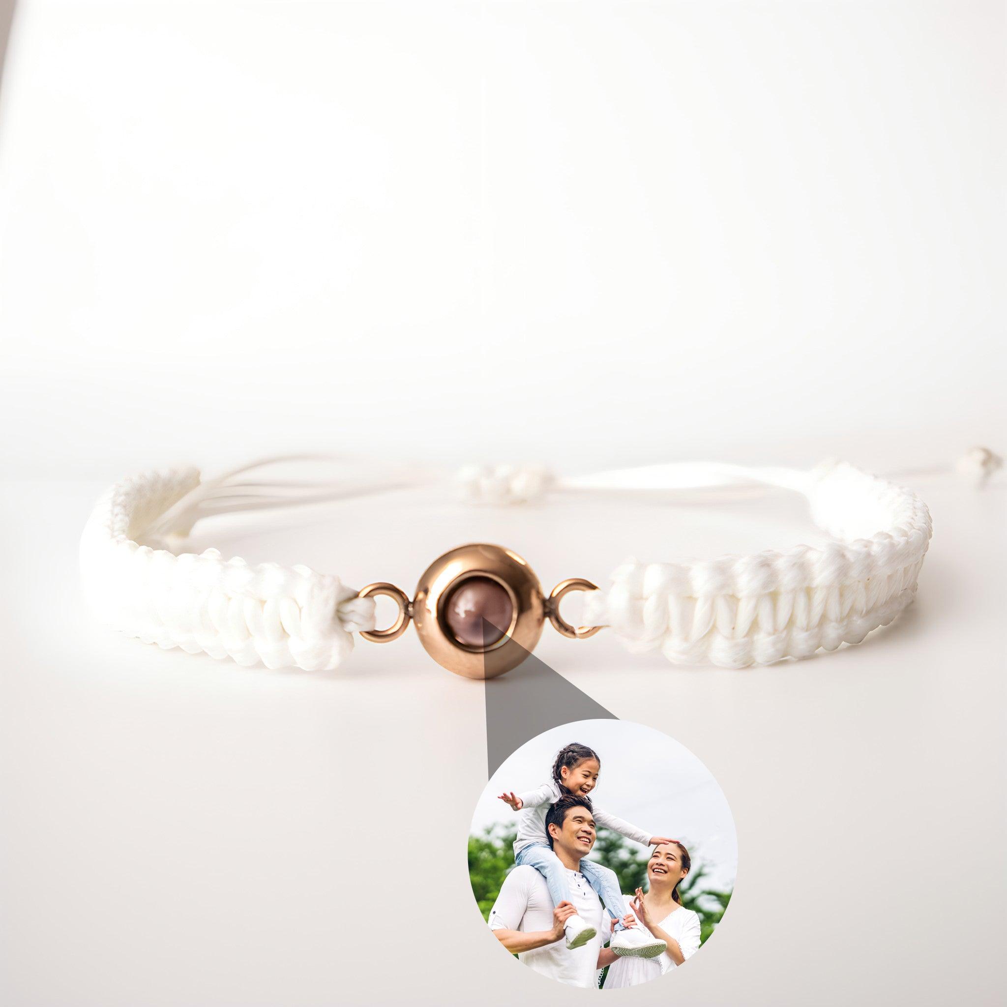 Eternity's Spark Photo Bracelet - Elegant Eternity
