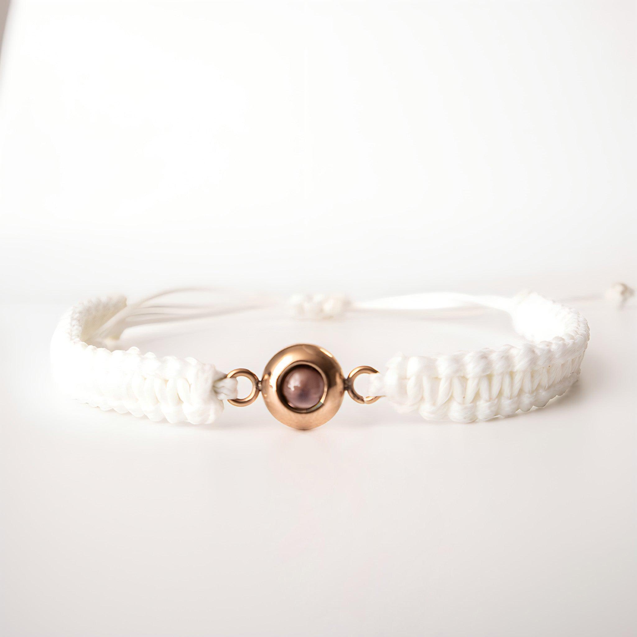 Eternity's Spark Photo Bracelet - Elegant Eternity