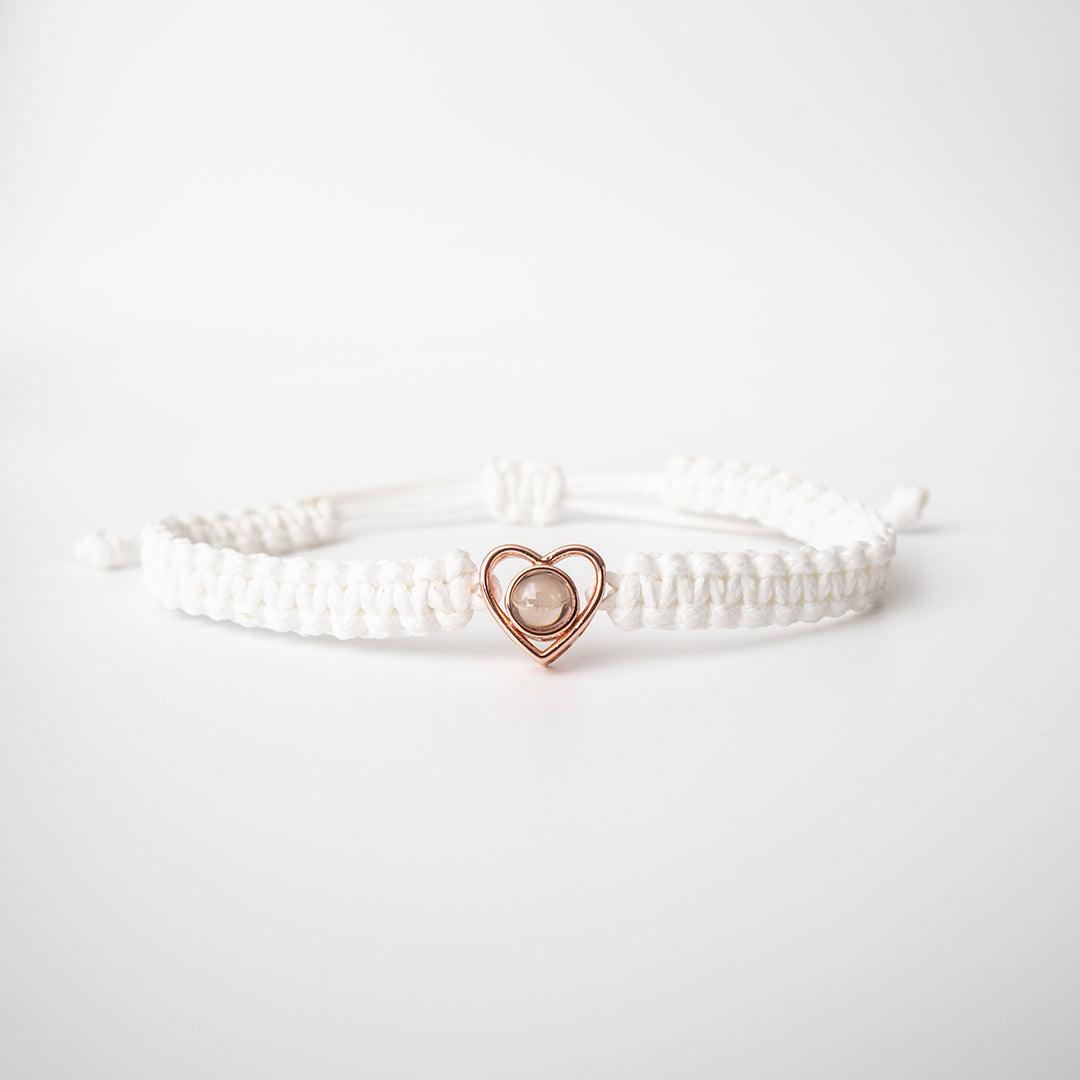 Eternity's Love Spark Photo Bracelet - Elegant Eternity