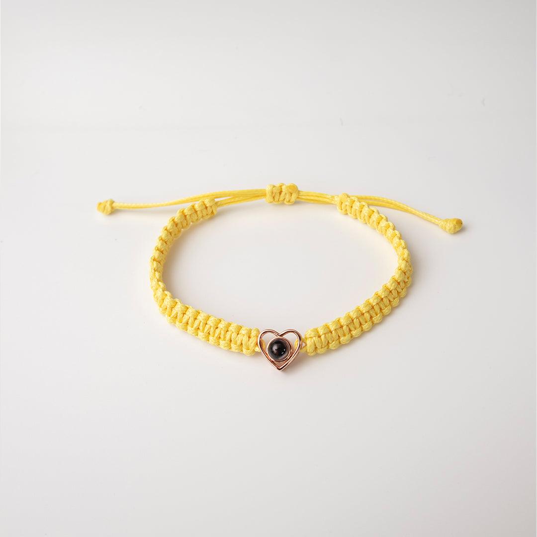 Eternity's Love Spark Photo Bracelet - Elegant Eternity