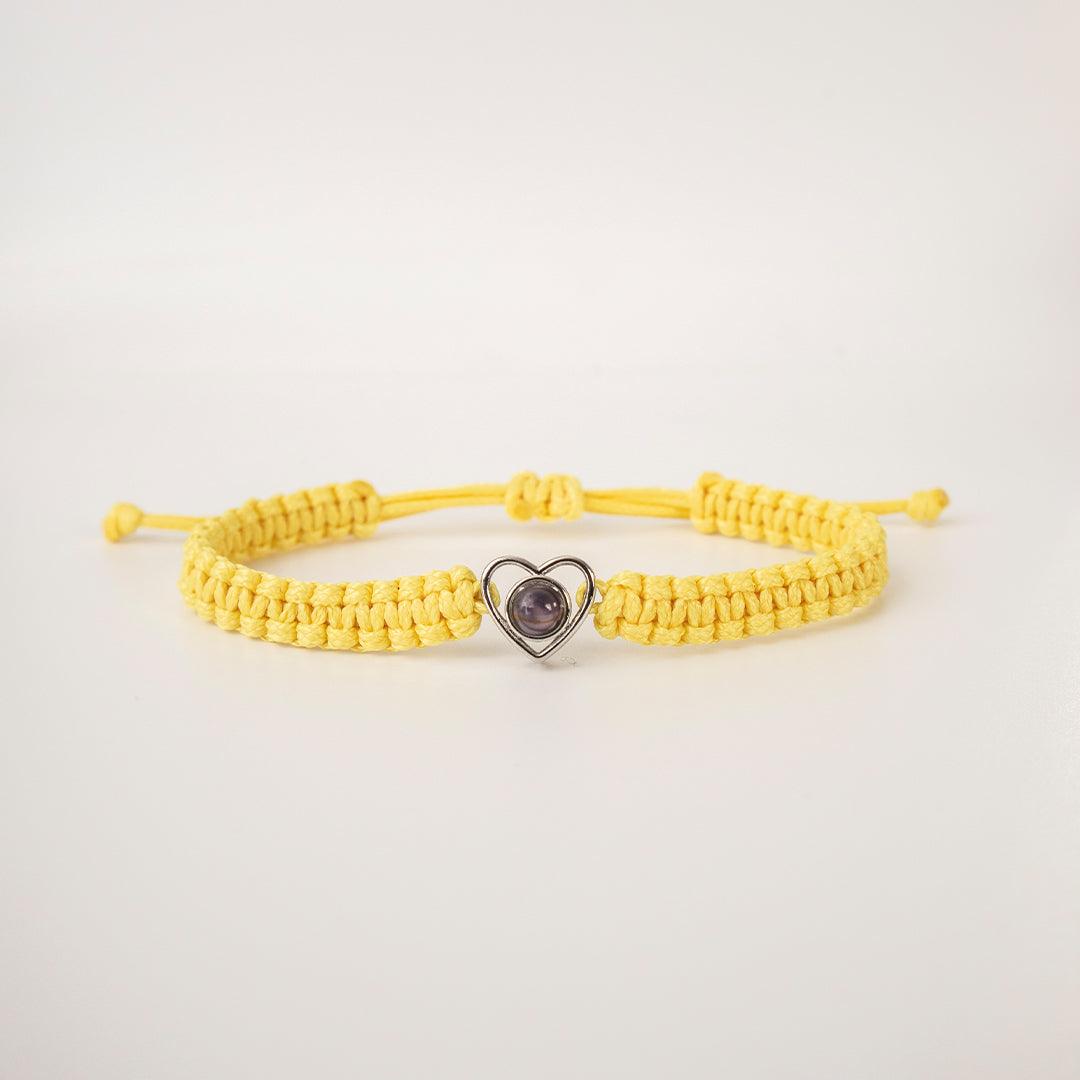 Eternity's Love Spark Photo Bracelet - Elegant Eternity