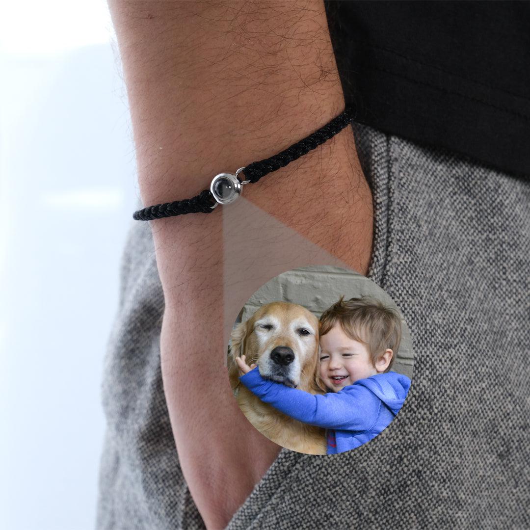 Memory Photo Projection Memory Bracelet with Pictures Online - Personalized Photo Projection ...