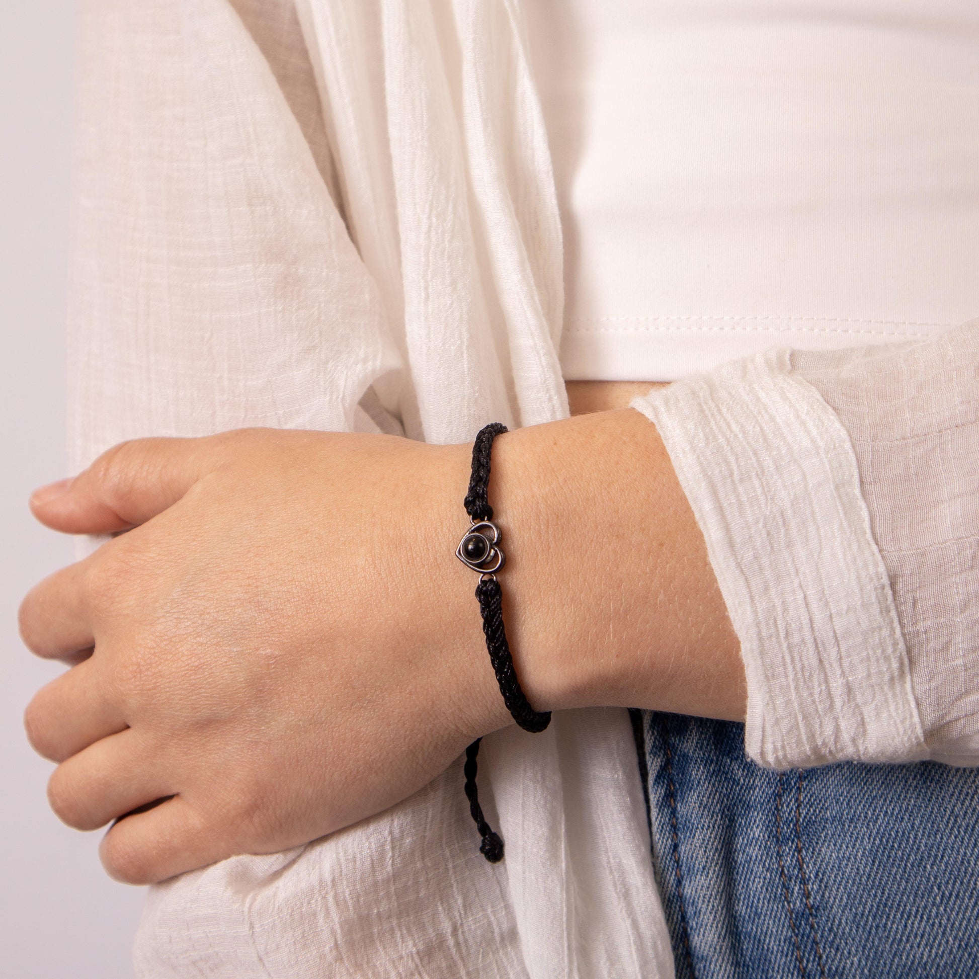 Eternity's Love Flare Photo Bracelet - Elegant Eternity