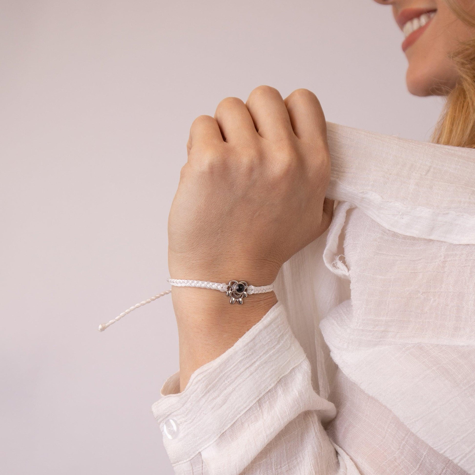 Eternity's Paw Photo Bracelet - Elegant Eternity