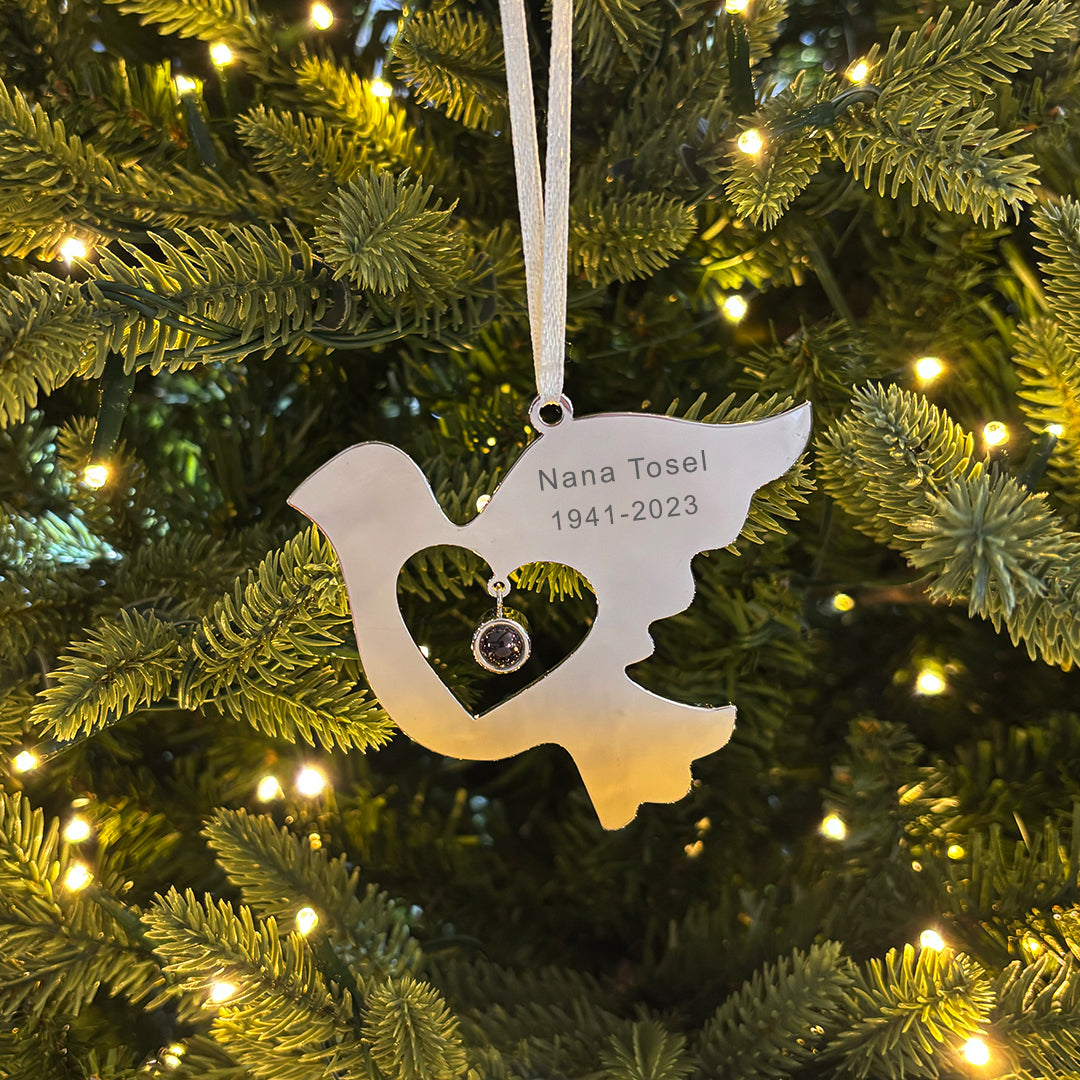 Eternity's Dove Photo Ornament