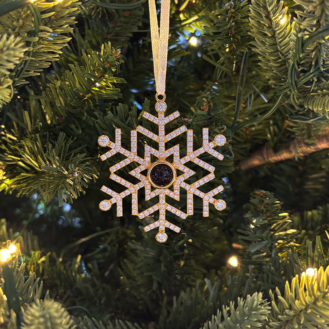 Eternity's Snowflake Photo Ornament