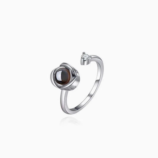 Eternity's Serenity Photo Ring - Elegant Eternity