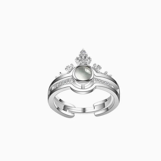 Eternity's Aurora Photo Ring - Elegant Eternity