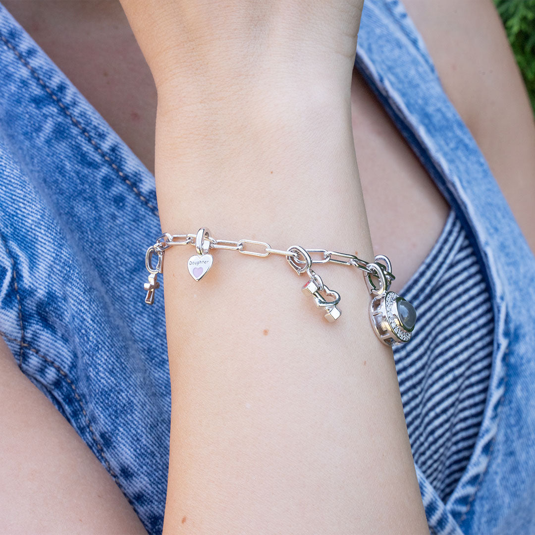 Eternity's Charm Photo Bracelet