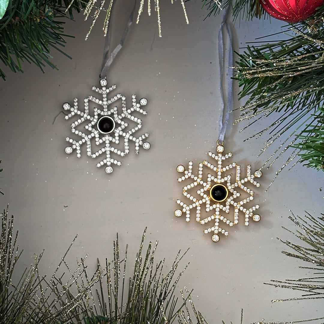 Eternity's Snowflake Photo Ornament