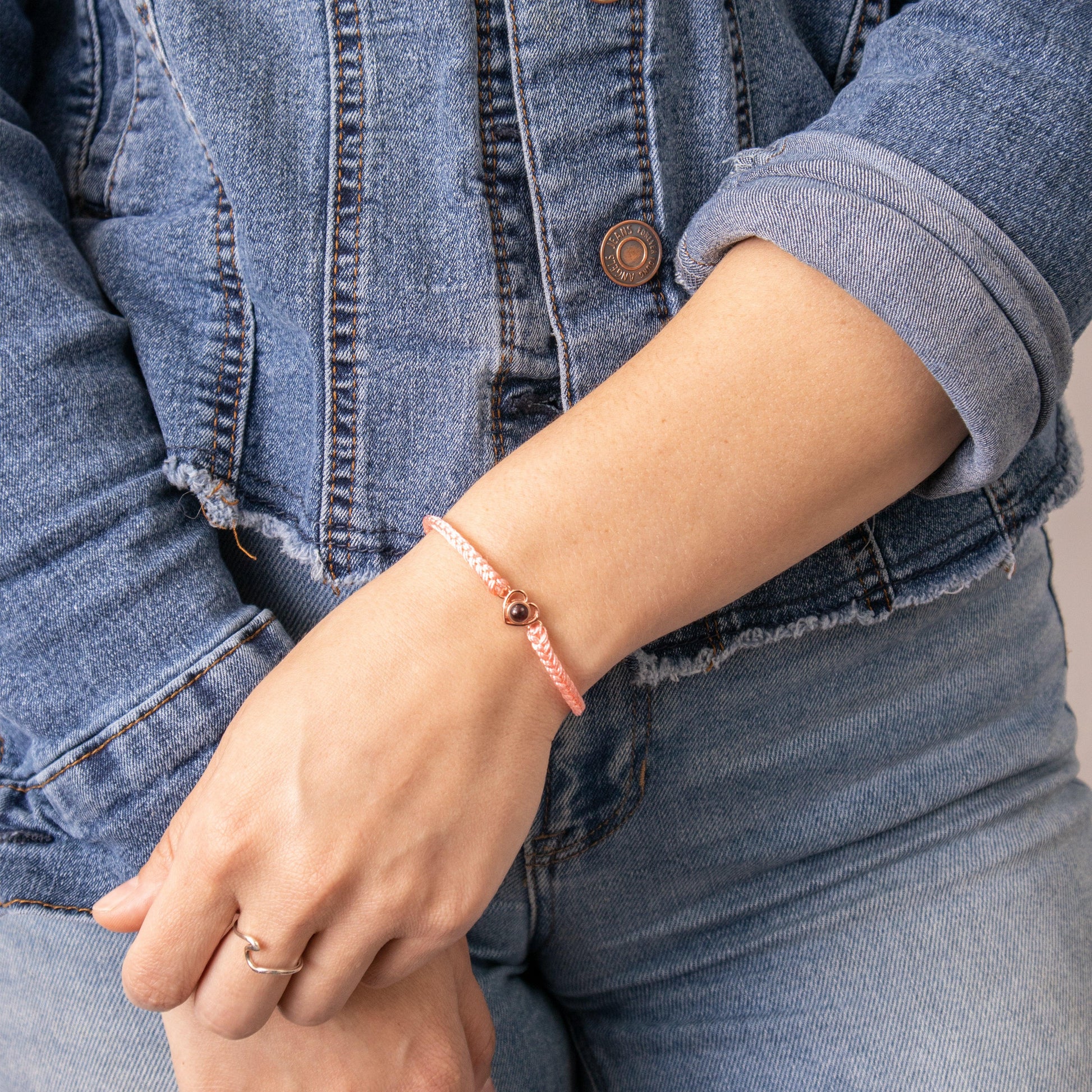 Eternity's Love Flare Photo Bracelet - Elegant Eternity