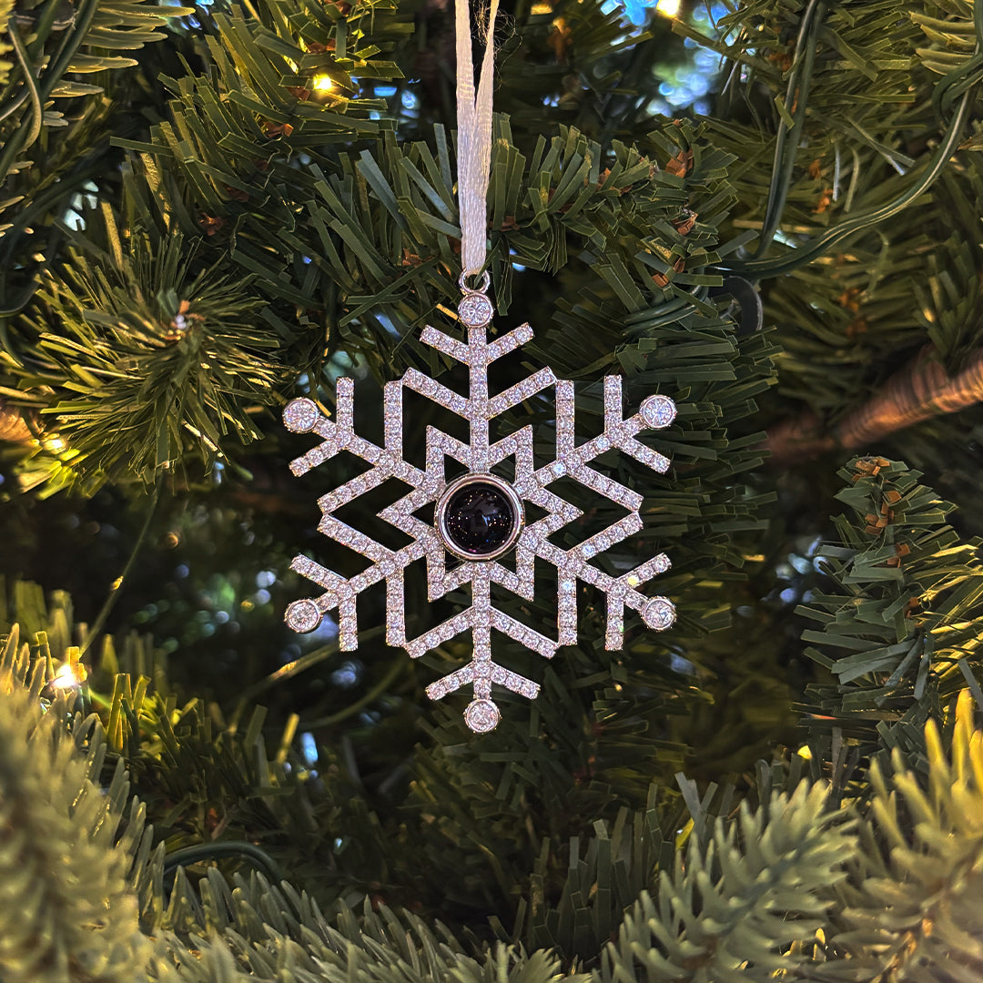 Eternity's Snowflake Photo Ornament