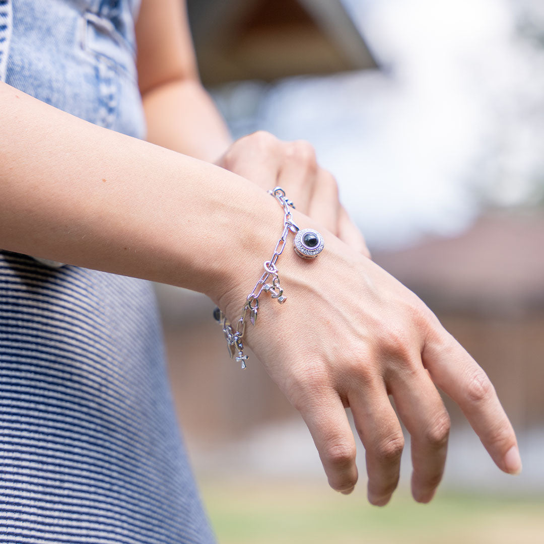 Eternity's Charm Photo Bracelet