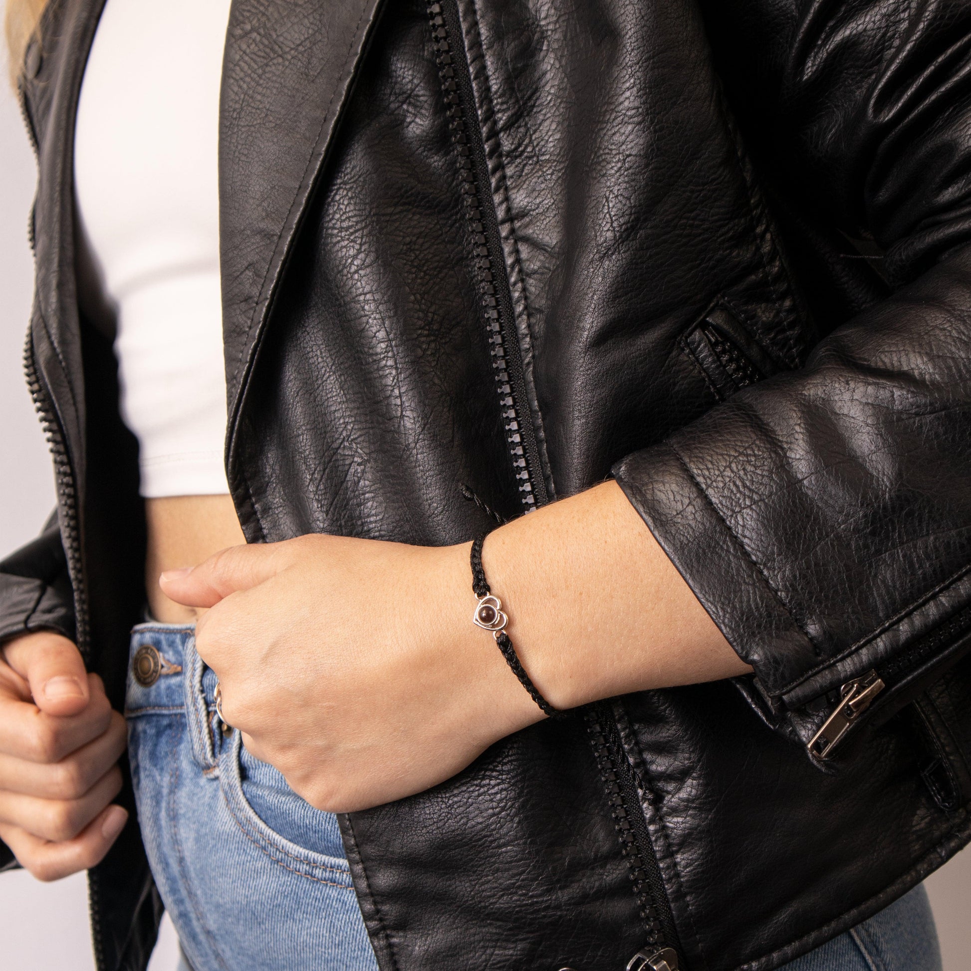 Eternity's Love Flare Photo Bracelet - Elegant Eternity