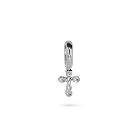 Crystal Cross Charm