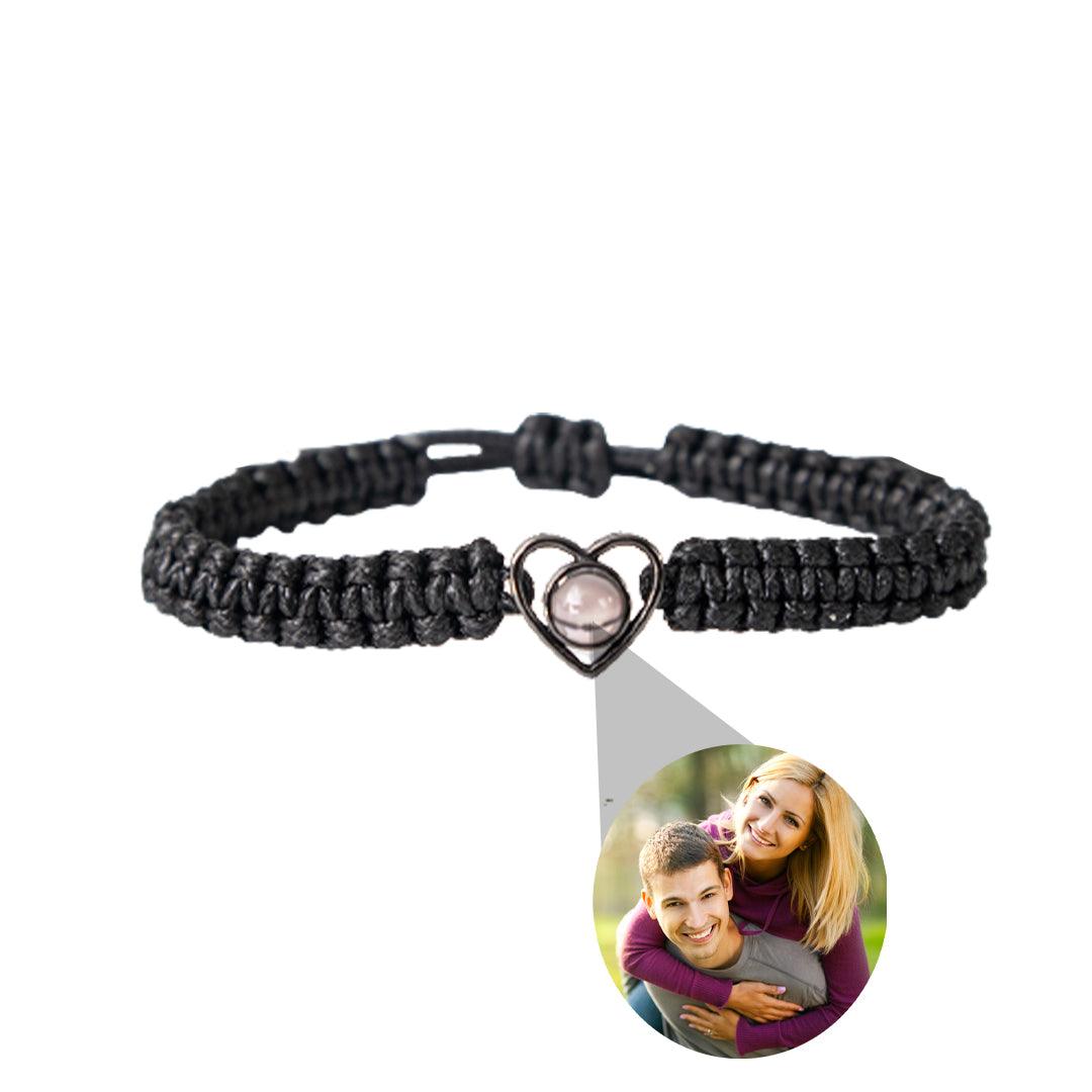 Eternity's Love Spark Photo Bracelet - Elegant Eternity