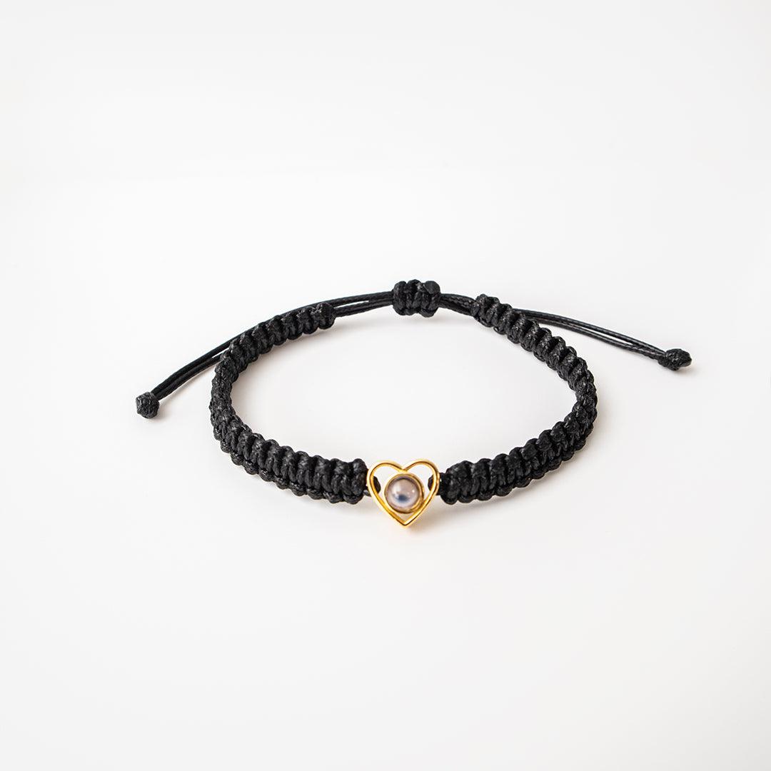 Eternity's Love Spark Photo Bracelet - Elegant Eternity