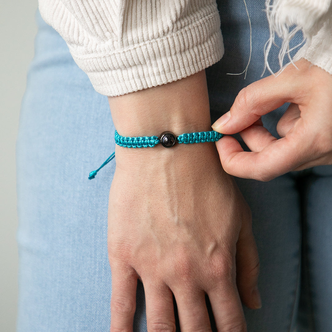 Eternity's Spark Photo Bracelet