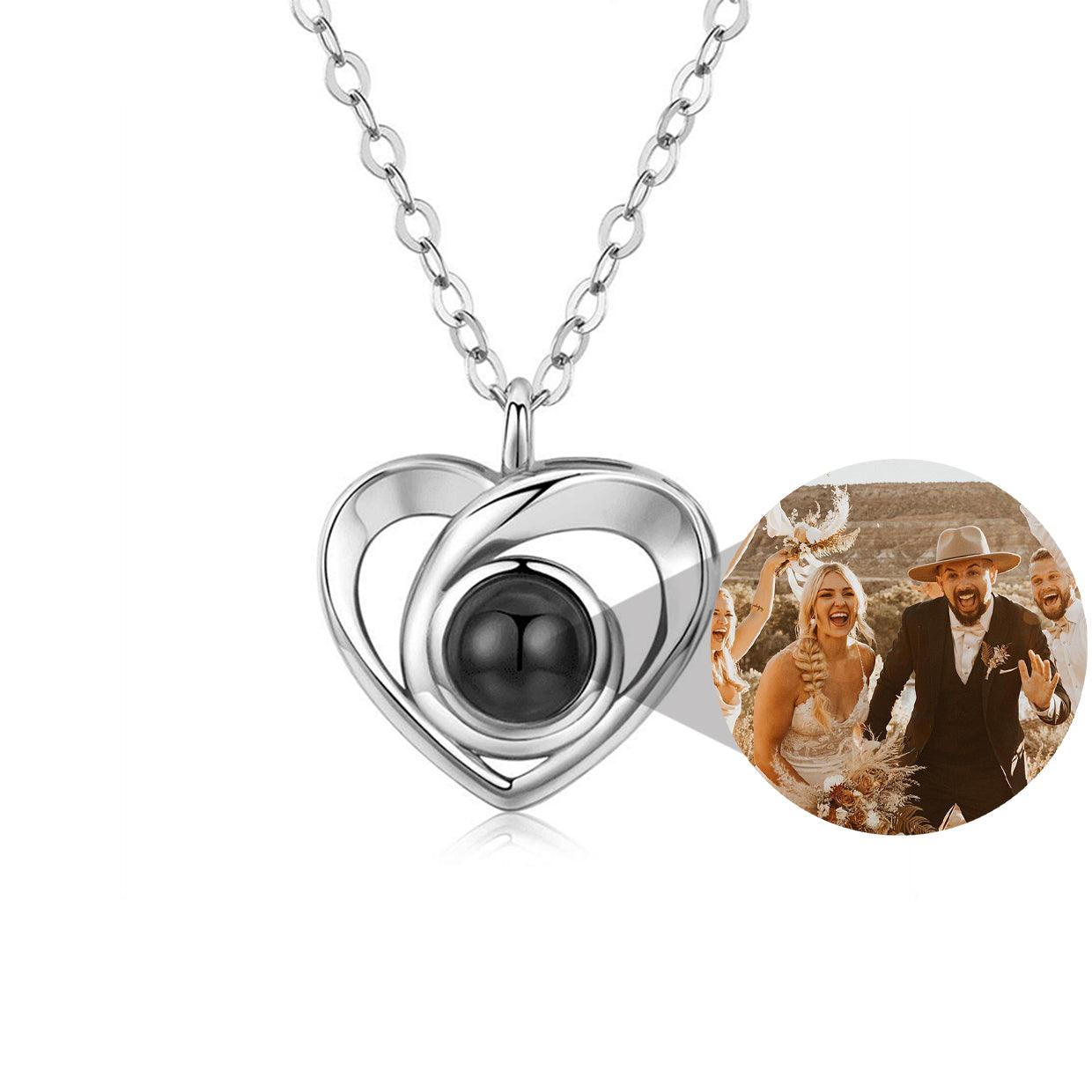 Eternity's Devotion Photo Necklace - Elegant Eternity