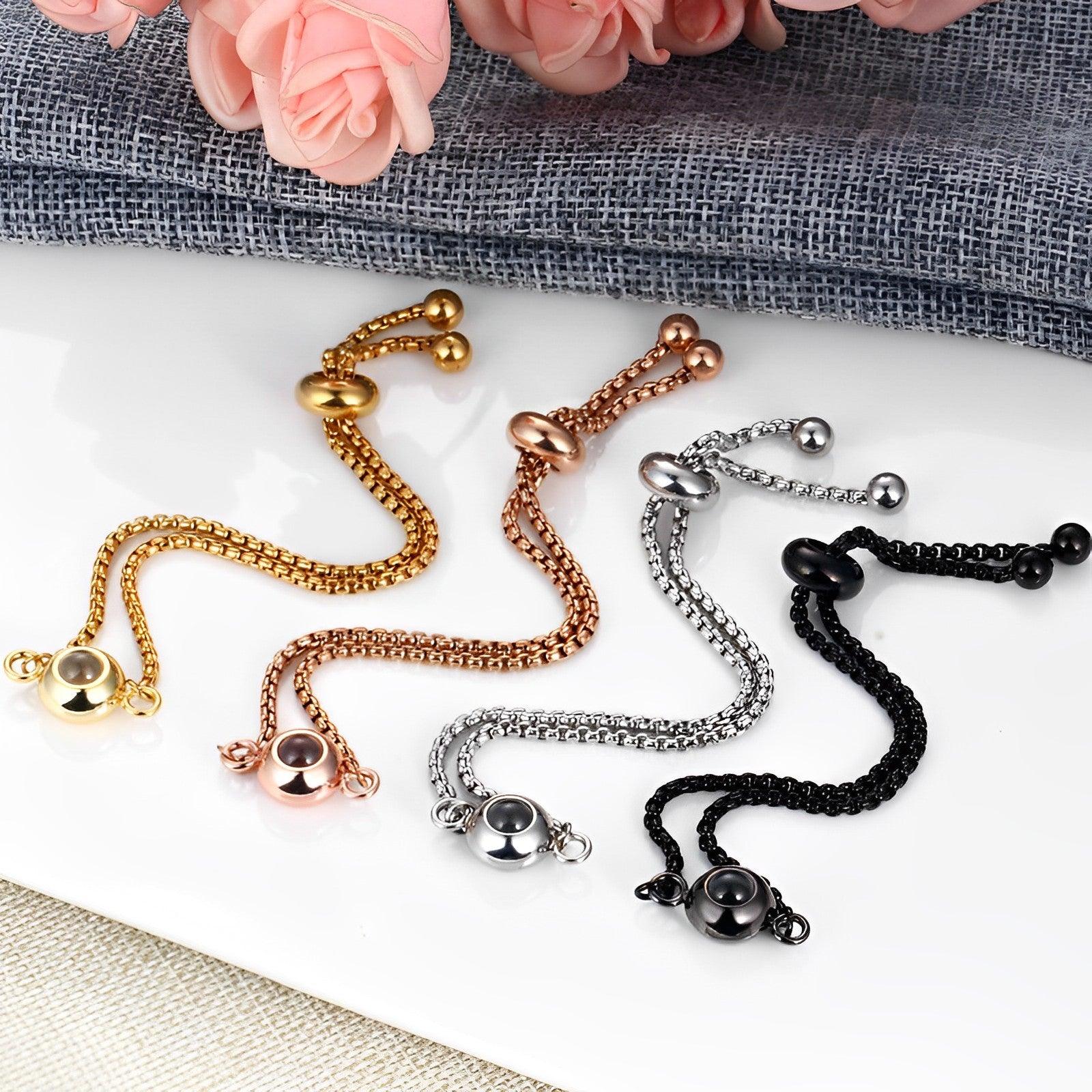 Eternity's Bliss Photo Bracelet - Elegant Eternity