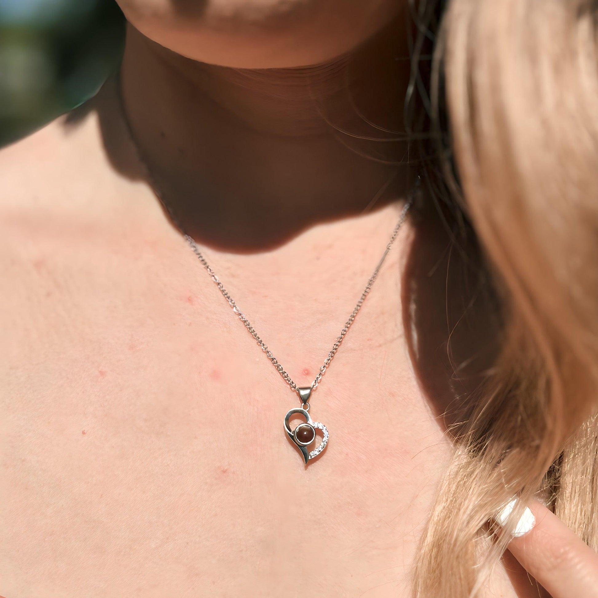Eternity's Enchantment Photo Necklace - Elegant Eternity