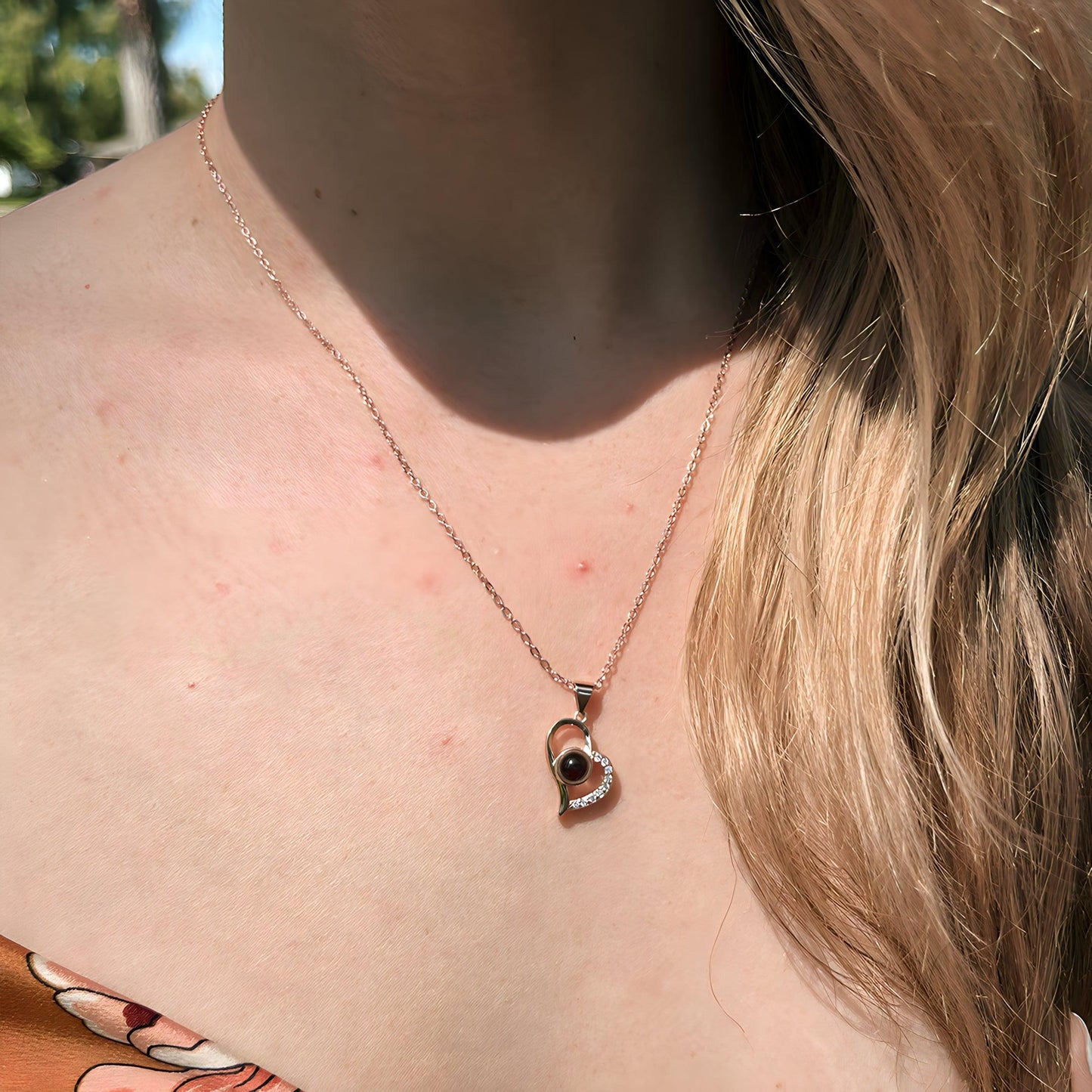 Eternity's Enchantment Photo Necklace - Elegant Eternity