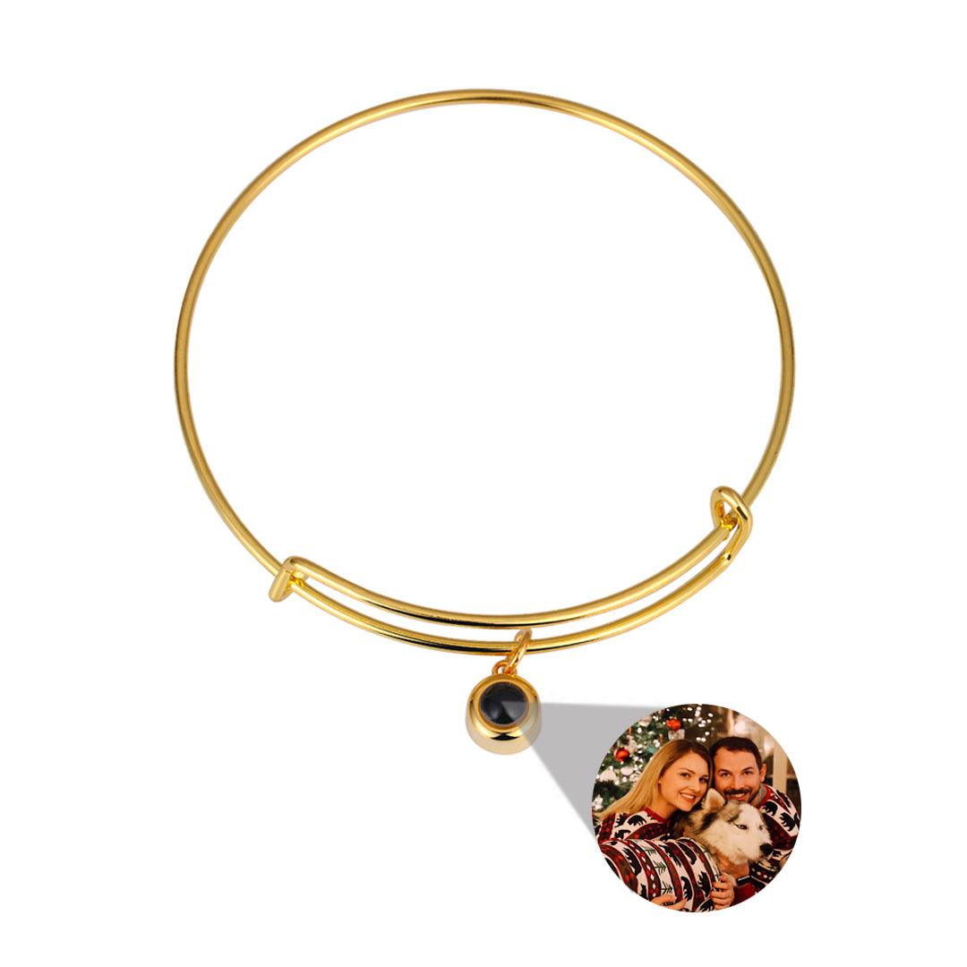 Eternity's Radiance Photo Bangle - Elegant Eternity