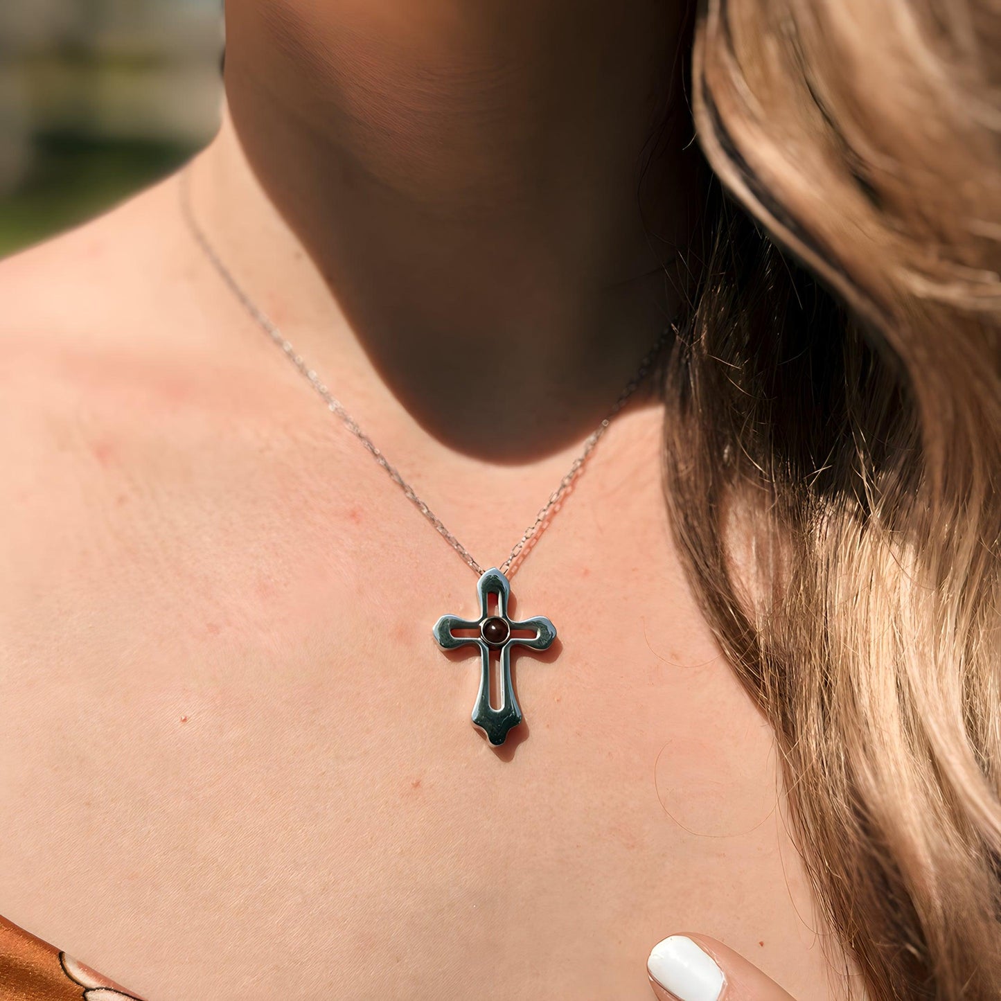 Eternity's Tenet Photo Necklace - Elegant Eternity