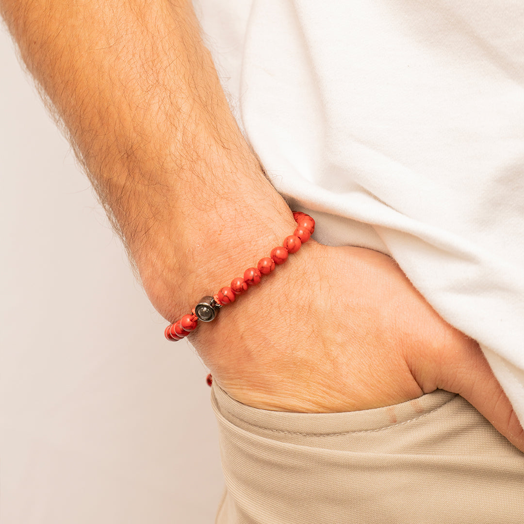 Eternity's Coastal Beaded Photo Bracelet