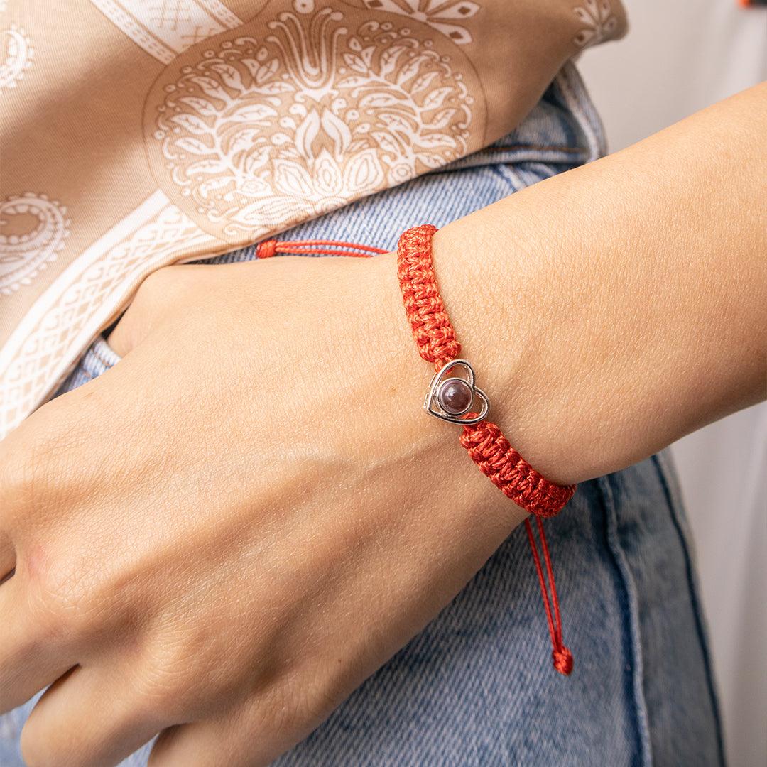 Eternity's Love Spark Photo Bracelet - Elegant Eternity